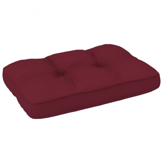 Paletės pagalvėlė, raudonojo vyno spalvos, 60x40x10cm, audinys