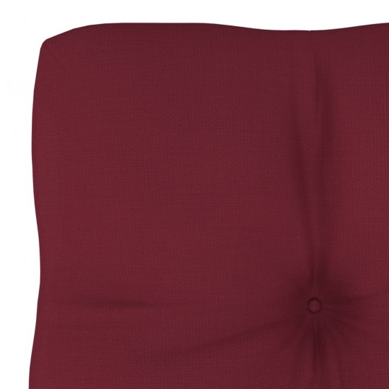 Paletės pagalvėlė, raudonojo vyno spalvos, 60x40x10cm, audinys