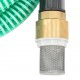 Siurbimo žarna su žalvarinėmis jungtimis, žalia, 7m, 25mm