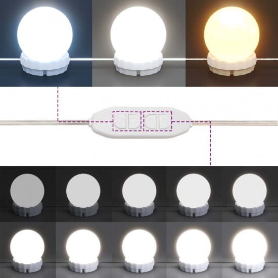 Veidrodinė spintelė su LED, balta, 90x31,5x62cm, blizgi