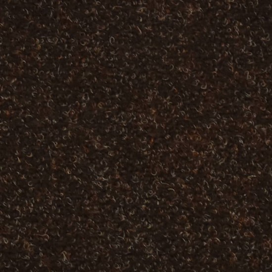 Lipnūs laiptų kilimėliai, 5vnt., rudos spalvos, 56x17x3cm