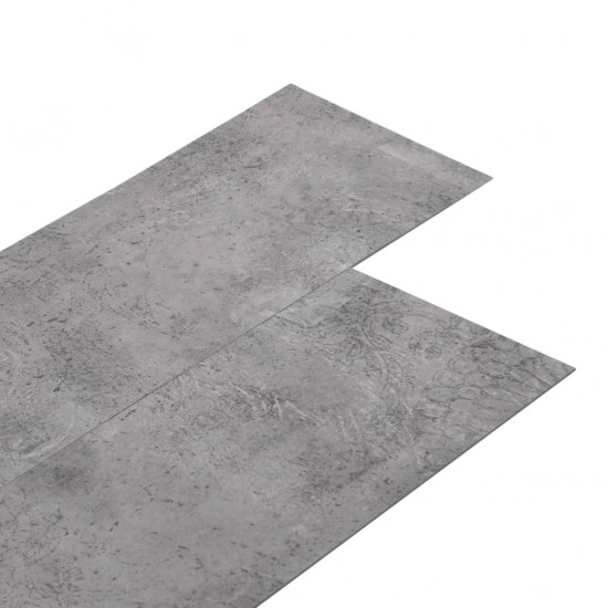 Grindų plokštės, betono rudos, PVC, 5,26m², 2mm, nelipnios