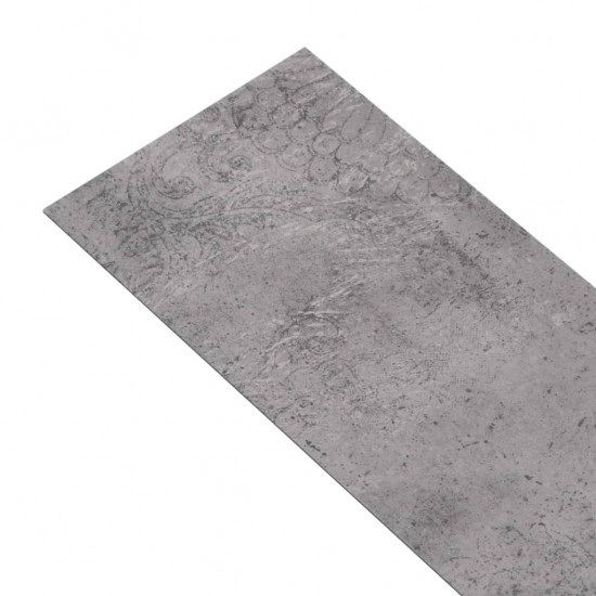 Grindų plokštės, betono rudos, PVC, 5,26m², 2mm, nelipnios