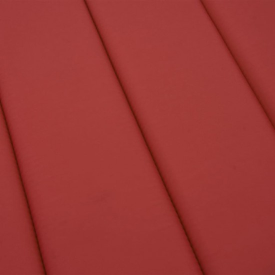 Saulės gulto čiužinukas, raudonos spalvos, 200x60x3cm, audinys