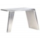 Aviator rašomasis stalas, sidabrinės sp., 112x50x76cm, metalas