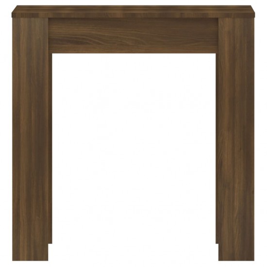 Valgomojo stalas, rudas ąžuolo, 140x74,5x76cm, apdirbta mediena