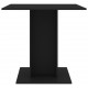 Valgomojo stalas, juodos spalvos, 80x80x75 cm, MDP