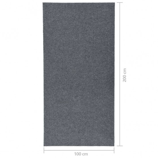 Purvą sugeriantis kilimas-takelis, pilkos spalvos, 100x200cm