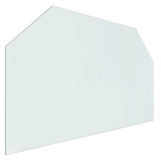 Židinio stiklo plokštė, 100x60cm, šešiakampė