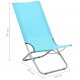 Sulankstomos paplūdimio kėdės, 2vnt., turkio spalvos, audinys