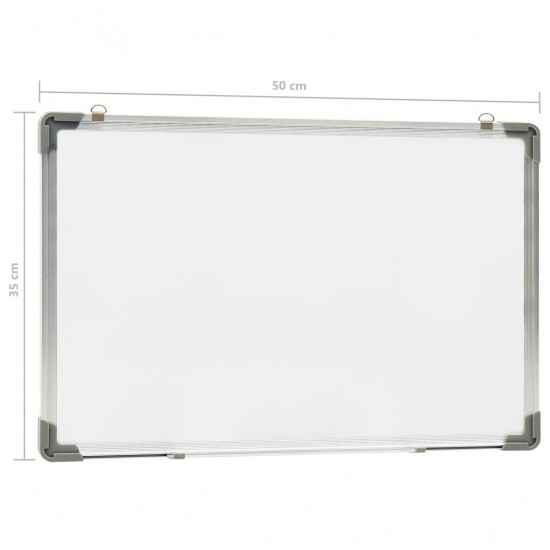 Magnetinė sauso valymo lenta, baltos spalvos, 50x35cm, plienas