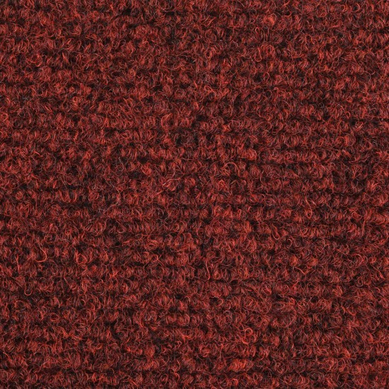 Lipnūs laiptų kilimėliai, 5vnt., raudonos spalvos, 65x21x4cm