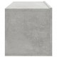 Sieninės TV spintelės, 4vnt., betono pilkos, 100x30x30cm