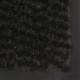 Durų kilimėliai, 2vnt., juodi, 120x180cm, kvadratiniai