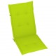 Sodo kėdės pagalvėlės, 2vnt., žalios, 120x50x3cm, audinys