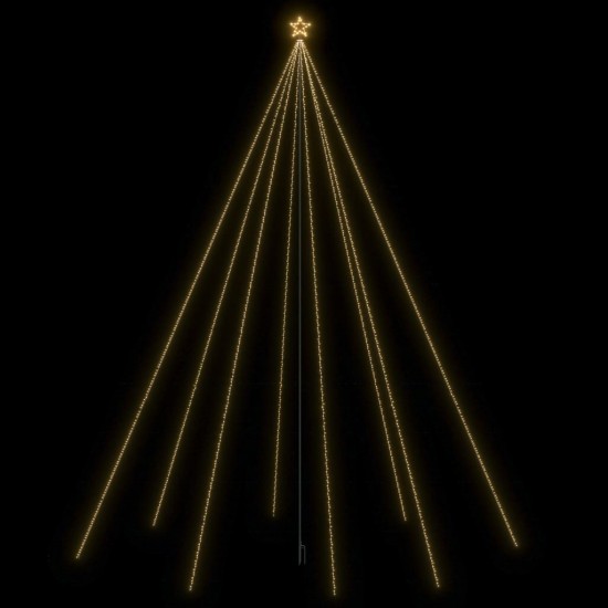 Kalėdų eglutės girlianda-krioklys, 1300 LED lempučių, 8m