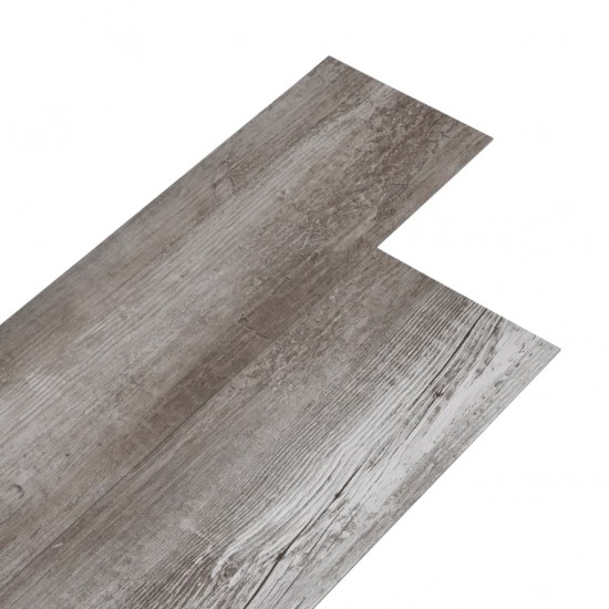 Grindų plokštės, matinės medienos rudos, PVC, 5,21m², 2mm