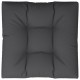 Paletės pagalvėlė, juodos spalvos, 70x70x10cm, audinys