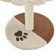 Draskyklė katėms su stovu iš sizalio, 40cm, smėlio ir rudos sp.