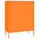 Spintelė su stalčiais, oranžinė, 80x35x101,5cm, plienas