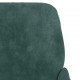 Krėslas, tamsiai žalios spalvos, 62x79x79cm, aksomas