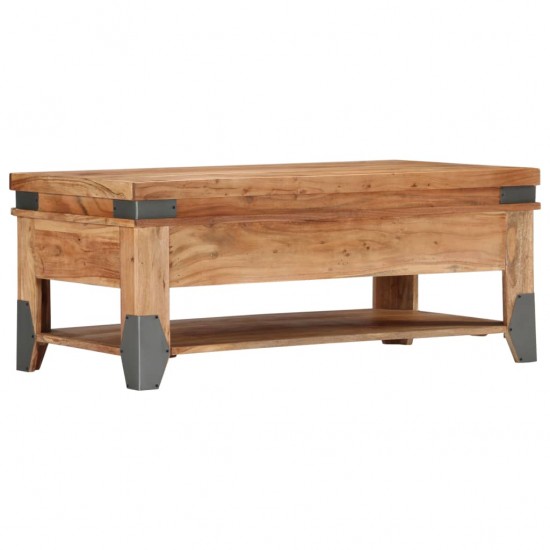 Kavos staliukas, 110x52x45 cm, akacijos medienos masyvas