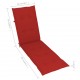 Terasos kėdės pagalvėlė, raudonos spalvos, (75+105)x50x3cm