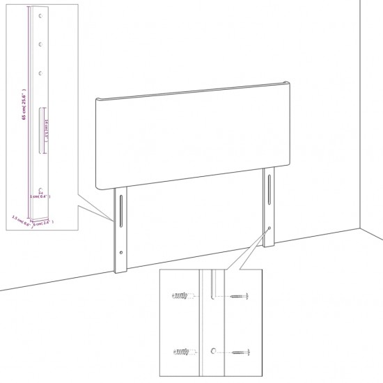 Bistro staliukas, tamsiai rudos spalvos, 40cm, MDF