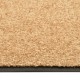 Durų kilimėlis, kreminės spalvos, 90x120cm, plaunamas