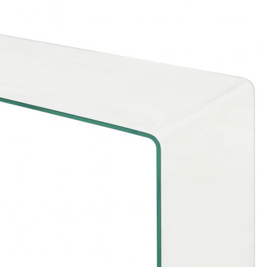 Kavos staliukų rinkinys, 2dalių, 90x30x20/110x30x40cm, stiklas