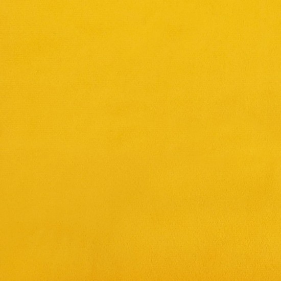 Pakoja, geltonos spalvos, 70x55x41cm, aksomas