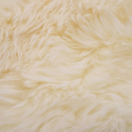 Avies kailio kilimėlis, baltos spalvos, 60x180 cm