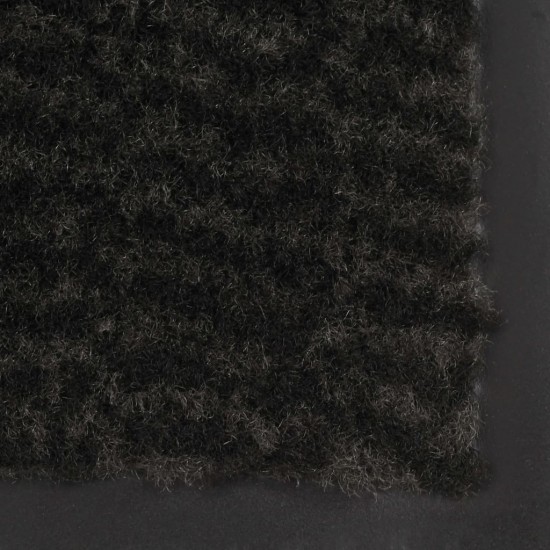 Durų kilimėlis, kvadratinis, dygsniuotas, 120x180cm, juodas