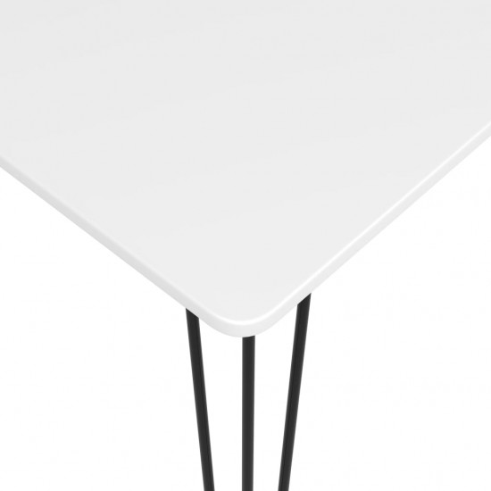 Baro stalas, baltos spalvos, 120x60x105cm