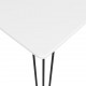 Baro stalas, baltos spalvos, 120x60x105cm
