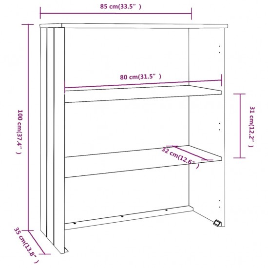 Galvūgalis su LED, mėlynos spalvos, 93x16x118/128cm, audinys