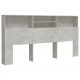 Galvūgalis-spintelė, betono pilkos spalvos, 200x19x103,5cm