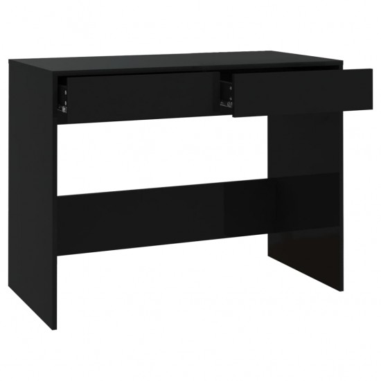 Rašomasis stalas, juodos spalvos, 101x50x76,5cm, MDP