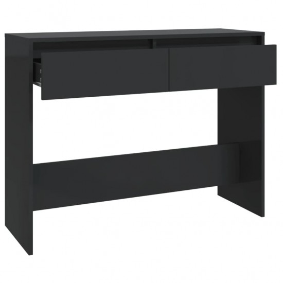Konsolinis staliukas, juodos spalvos, 100x35x76,5cm, MDP