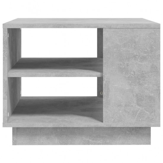Kavos staliukas, betono pilkos spalvos, 55x55x43cm, MDP
