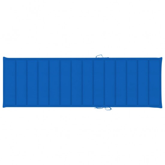 Saulės gulto čiužinukas, mėlynas, 200x70x3cm, audinys