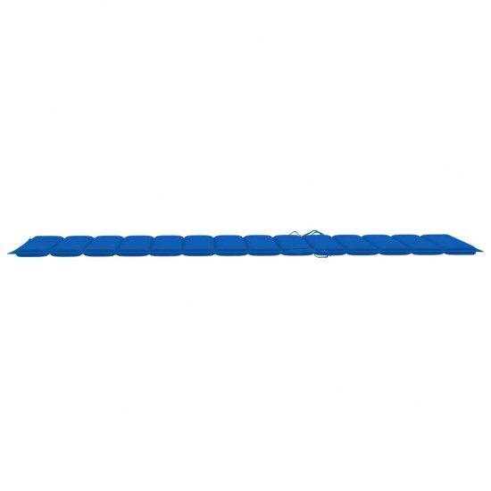 Saulės gulto čiužinukas, mėlynas, 200x70x3cm, audinys
