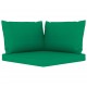 Sodo komplektas su žalios spalvos pagalvėlėmis, 6 dalių
