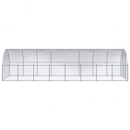 Lauko narvas viščiukams, 3x8x2m, galvanizuotas plienas