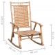 Supama kėdė su pagalvėle, bambukas (41894+314125)