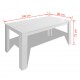 Valgomojo stalas, 140 x 80 x 75 cm, baltas
