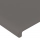 Galvūgalis, 4vnt., pilkos spalvos, 100x5x78/88 cm, dirbtinė oda
