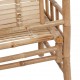 Sodo suoliukas su pagalvėle, 120cm, bambukas