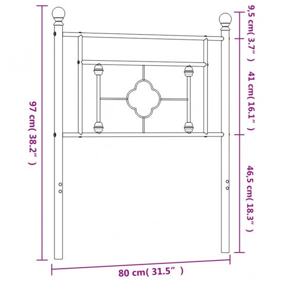 Galvūgalis su LED, juodos spalvos, 183x16x118/128cm, audinys