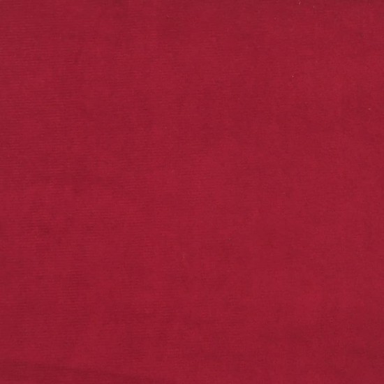 Valgomojo kėdės, 2vnt., raudonojo vyno spalvos, aksomas